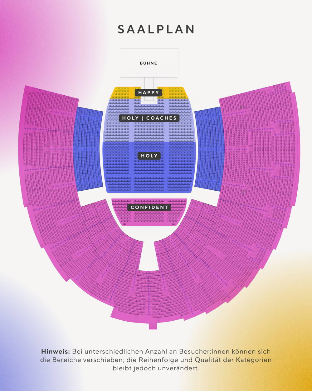 Happy Holy & Confident Live - Holy Ticket