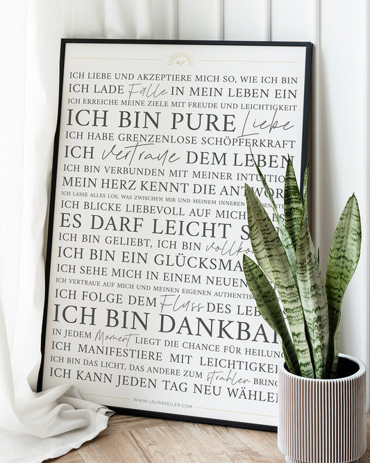 Poster Affirmation | Rise Up & Shine